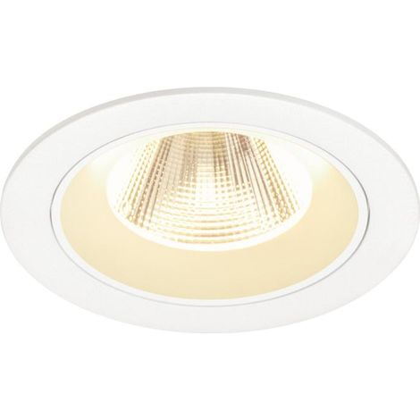 Encastré downlight NUMINOS® M intérieur 3000 K 20° IP20 rond blanc - SLV - 1009623