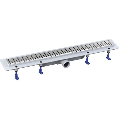 Polysan - Canaleta de ducha 71 cm, con rejilla, acero inoxidable 73721 (1/3)