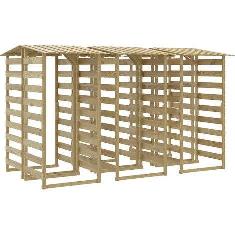 Maison Exclusive - Pergole con Tetto 6 pz 100x90x200 cm Legno di Pino Impregnato (1/5)