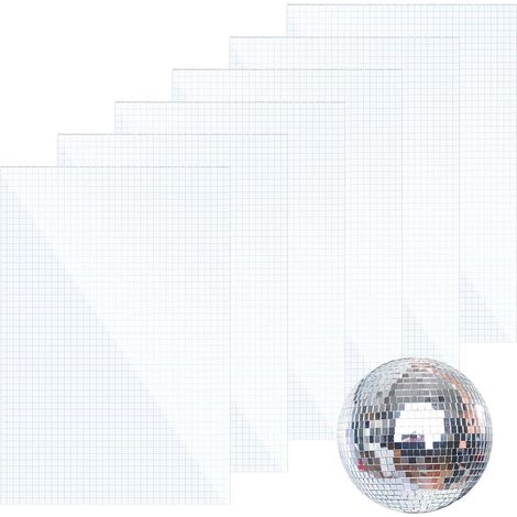 10800pcs Mosaique Miroir Auto-Adhésifs, 5 x 5mm Autocollants Carrés en Mosaïque, Mini Carrelage Miroir Mosaïque Carré, Carreaux de Miroir Autocollants pour Disco Party DIY Decor(Argent) (1/5)