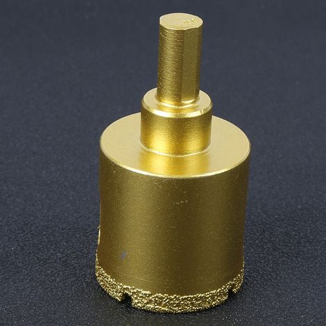 Scie cloche diamantée de 35 mm pour granit doré, carrelage en céramique, béton et marbre (1/5)