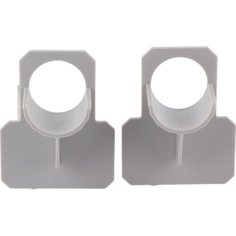 Set mit 2 Poolschlauchhalterungen, Schlauchschellen, Poolzubehör (1/5)