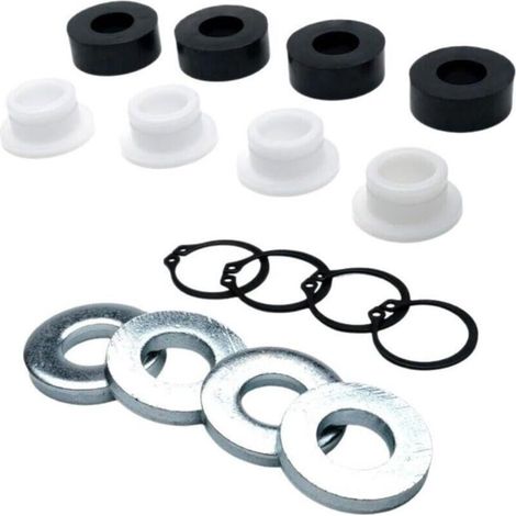 Kit de matériel de réglage de la hauteur de la plate-forme de 16 pièces pour tondeuses à gazon pour modèles F123 7434-1 5727-1 5740-2 Bagues et rondelles métalliques pour l'entretien (1/5)