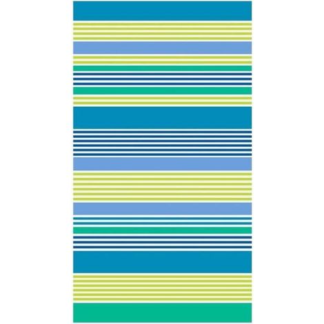 Serviette de plage - Blue - 90 x 180 cm - Microfibre douce - Séchage rapide - Imprimée