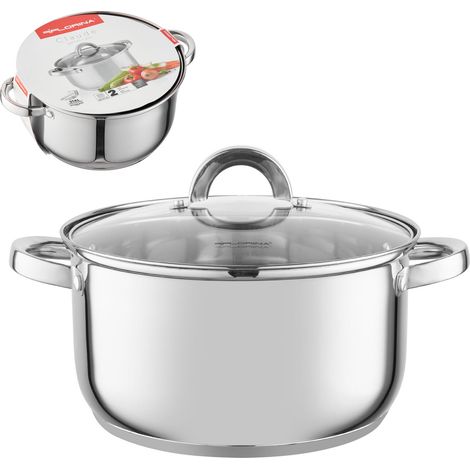 Pentola Florina Claude con coperchio 6,1 l gas a induzione (1/5)