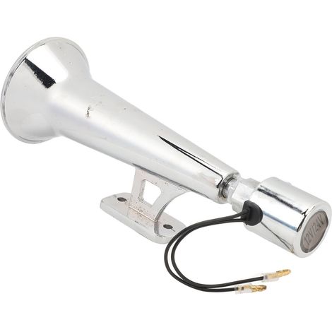 Klaxon à Air universel antirouille pour voiture, 150db, en métal argenté, sifflet fort pour camion, bateau, Yacht, camping-car, moto, 12V, 24V. (1/5)