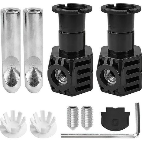 Ensemble de Fixation Intelligent pour Cuvette WC Suspendu, Comprenant des Charnières de Fixation et Des Vis de Couvercle D'huile, Ce Kit Convient aux Toilettes Suspendues au Mur (1/5)