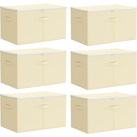 Maison Exclusive - Scatola di Stoccaggio 6 pz Tessuto non tessuto 60 x 43 x 35 cm (1/5)
