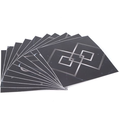 Lot de 10 autocollants muraux carrelage adhésif PVC, papier peint cuisine salon (1/5)