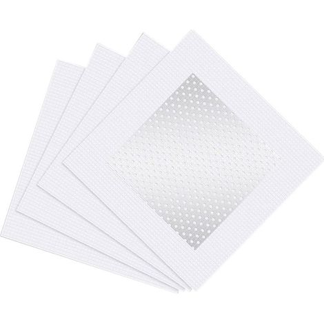 4 Pièces Patch de Réparation de Muren Aluminium, Patchs autocollants en aluminium pour Plaque de Plâtre pour Cloison Sèche (150 mm)