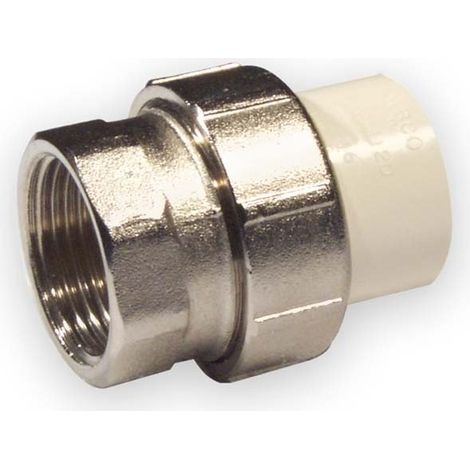 Kunststoff-Metall-Verschraubung KW/GW PVC-C 1/2" (1/4)