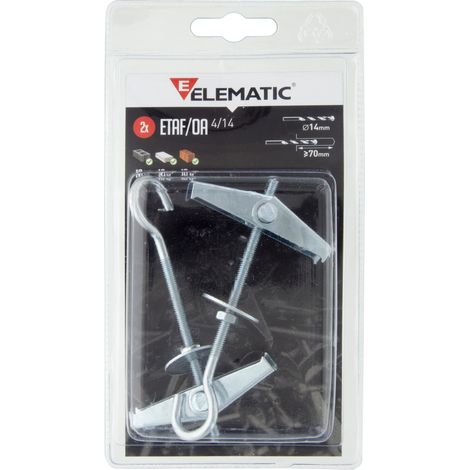 2 pz tasselli ETAF Elematic ancore OA 4x14 mm tassello ad ancora (1/2)