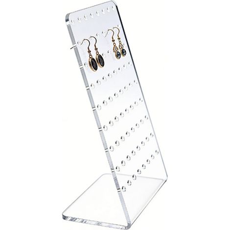 Acrylic Earring Holder, 10-Piece Display Stand (1/5)