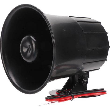 Sirène d'alarme filaire avec support, 110 dB, résistance aux chocs réglable à 60°, pour ascenseur et sécurité domestique