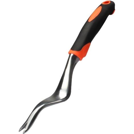 Truelle de jardin - fourche de jardin - coupe-racines - outil de jardin - outil de jardin portable en métal, fabriqué à la main, durable et robuste, avec une poignée ergonomique pour une utilisation f