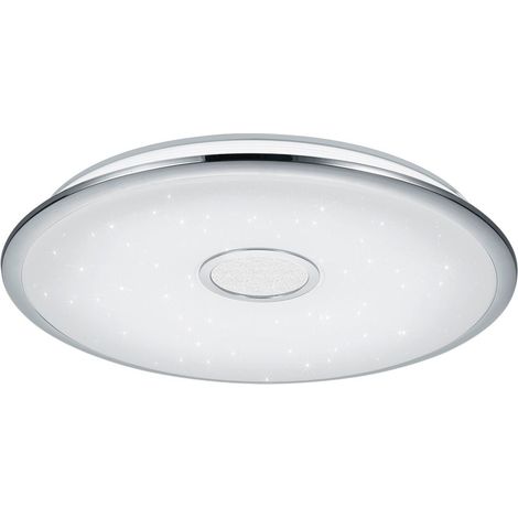 Plafoniera da Interno a LED in Plastica Cromo (1/2)