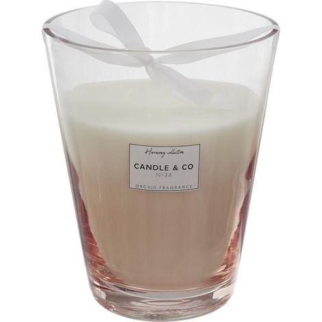 Bougie - HOME DECO FACTORY - Parfumée - Vase - Rose (1/5)