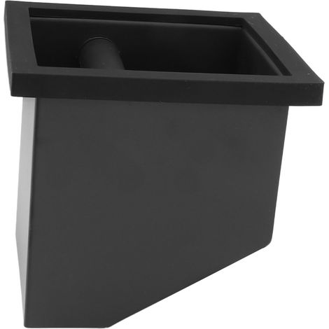1 Boîte à marc de café sans fond, barre de frappe en caoutchouc, design rectangulaire, pour bar et cuisine (1/5)