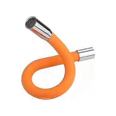 Flexibler Küchenarmatur-Verlängerungsschlauch für Küchenarmaturen, drehbar, spritzwassergeschützt, 360-Grad-Armaturenverlängerung (20 cm)