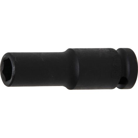 Vaso de impacto bgs technic 12 mm negro acero cromo molibdeno