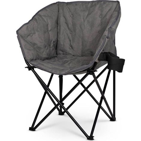 Sessel - KAMPA - TUBB Stuhl Grau - Faltbar gepolstert - Grau - 120 kg (1/5)