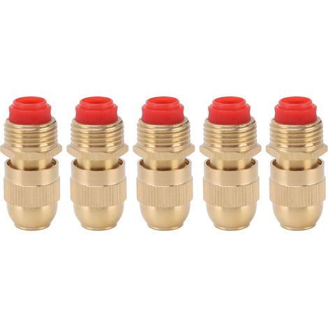 10 Pièces G1/2 Mâle Buse d'Arrosage Jardin Irrigation Tête Pulvérisation Réglable Grosse Tête (1/5)