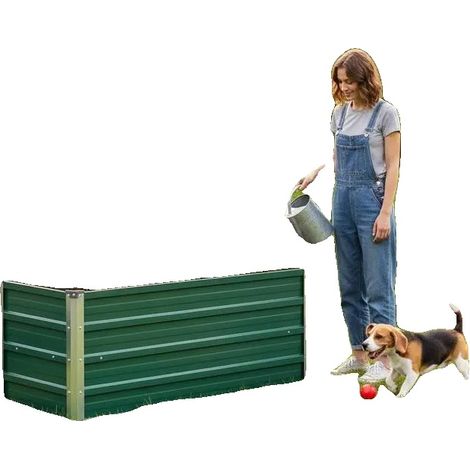 Planta, acero galvanizado, construcción sostenible, verde (1/2)