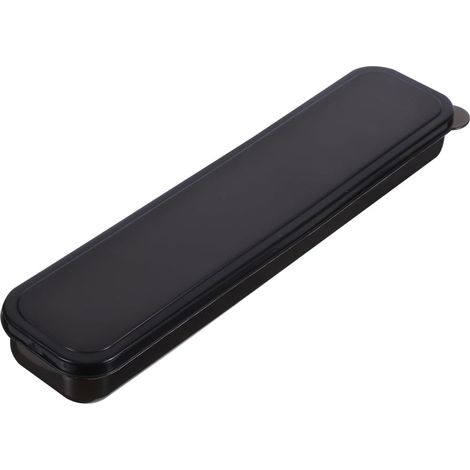 Boîte à couverts portable avec couvercle, organisateur compact pour fourchette, cuillère et baguettes. (1/5)