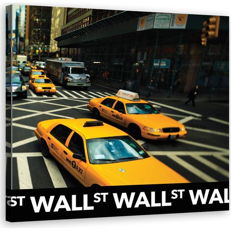 Tableau déco Taxi New York City 50x50 (1/5)