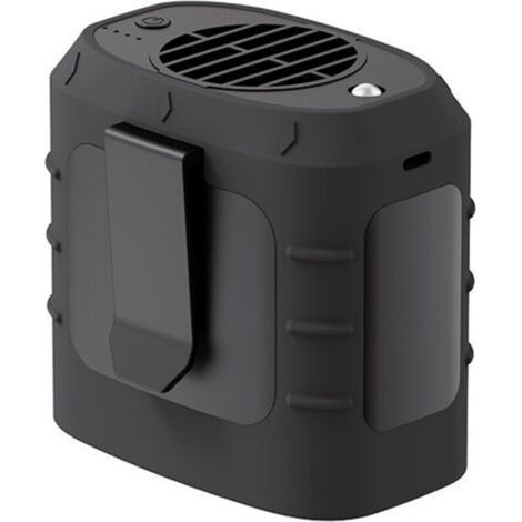 Ventilateur USB à la taille 8000 mAh Ventilateur de taille portable ventilateur de ceinture de ventilateur personnel pour veste de climatisation, camping, pêche, vélo, voyage (noir) (1/5)