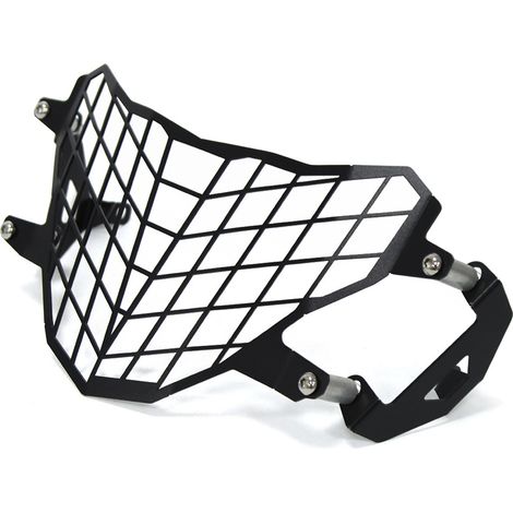 Fits BMW G310GS and G310R models 2017-2022: Headlight protection cover and headlight grille modification. (1/2)