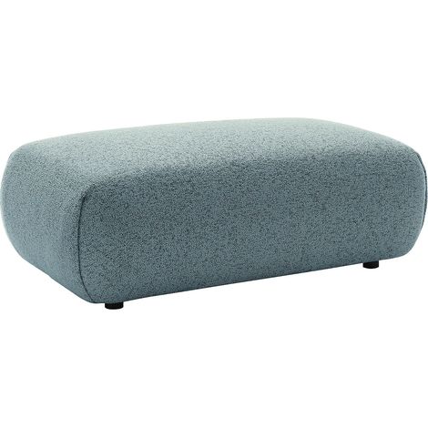 Pouf in Tessuto testurizzato blu - MONELIA (1/4)