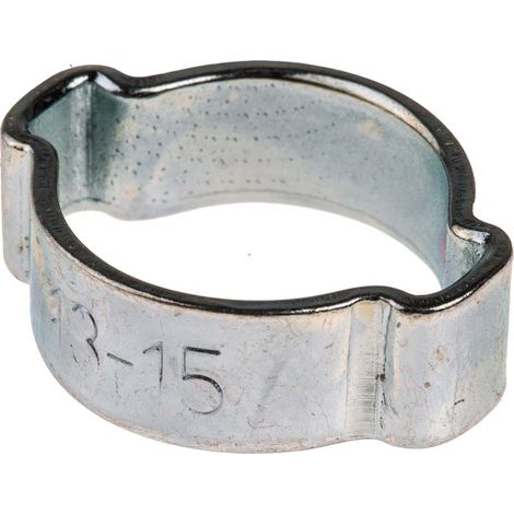 Collier de serrage pour tuyau de type O, Acier, 13 15mm ( Prix pour Sachet de 15 )