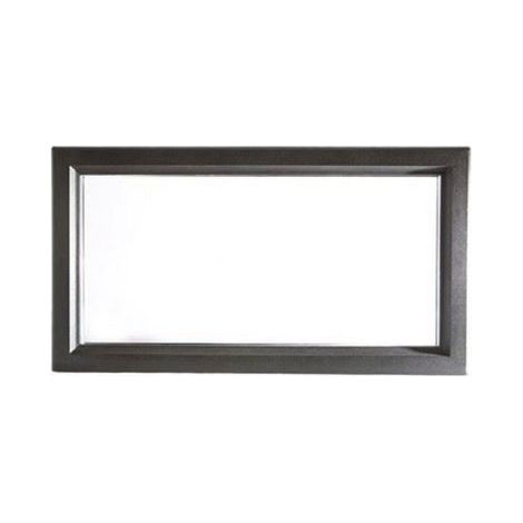 Hublot Rectangulaire 680 x 370 mm pour panel 40 mm extérieur/interieurnoir (1/2)