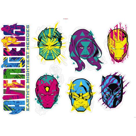Stickers muraux- Avengers Mightiest Heroes
