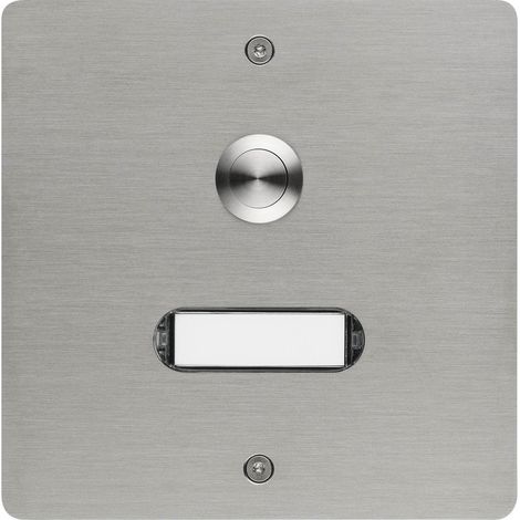 Grothe ETA 501 V2A Piastra per piani, AP, acciaio inossidabile, targhetta LED, 55501