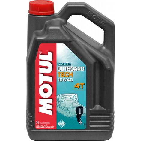 Huile 4 temps technosynthése 10w40 moteurs hors-bord - MOTUL - 5 l