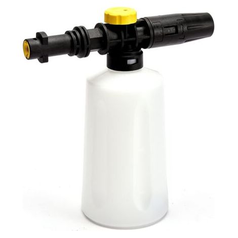 Canon à Mousse pour kärcher K2 K3 K4 K5 K6 K7, 750ML Pistolet à Mousse, Buse réglable Lance De Mousse De Neige Accessoire pour Karcher K2-K7 Nettoyeurs Haute Pression (1/5)