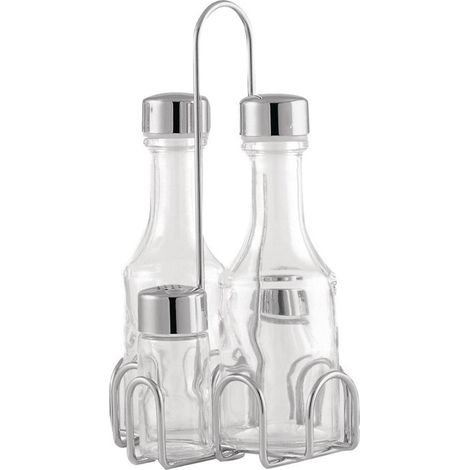 Ménagère 4 Pièces Support en Inox - Comas