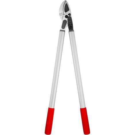 Élagueur à deux mains 80 cm – Tête de coupe à enclume courbe – Lame en acier trempé ultra tranchante – Poignées légères en aluminium antidérapantes – Felco
