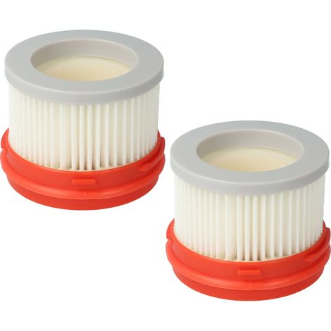 vhbw Set de 2x filtres d'aspirateur compatible avec Dreame V10, V9, V9B, V9P, V11, XR aspirateur à batterie - Filtre principal avec mousse intérieure