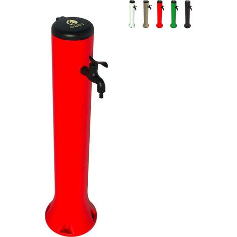Fuente Jardín Tritone Hdpe Rojo Con Acoples Rápidos Sined (1/5)