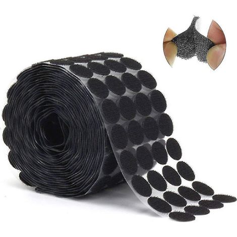 1000 pastilles auto-adhésives de 20 mm à fixation auto-agrippante, imperméables et repositionnables, double face adhésive. (1/5)