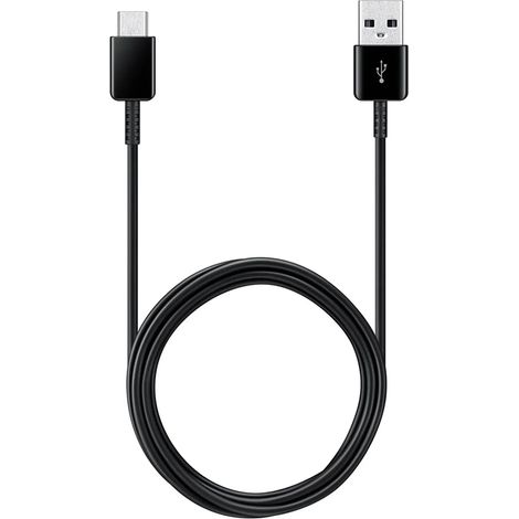Cable USB-A - USB-C Samsung EP-DG950CBE de 1,2 m (a granel - embalaje de repuesto) - Negro
