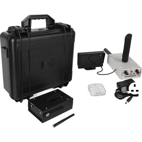 Détecteur de métaux portable avec écran LCD couleur, vision nocturne, scanner manuel pour recherche d'or, casque inclus, alimentation AC100-240V avec prise UK. (1/5)