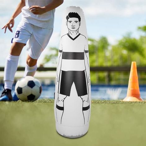 Mannequin gonflable de coup franc pour l'entraînement de football M (1/4)