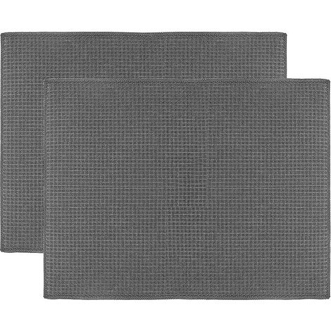 Lot de 2 Tapis De Séchage, Microfibre Absorbante, Egouttoir Vaisselle, Protection Plan De Travail, Cuisine (1/5)