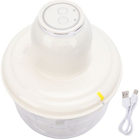 Éplucheur de raisins électrique en un clic, éplucheur automatique multifonctionnel et efficace pour petits fruits, idéal pour un usage domestique écologique. Blanc. (1/5)