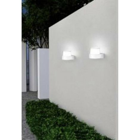 Trade Shop - EXTERNAL LED MODERN TO PARETE 7 W BIANCO LUCE 6500K 3000K 4000K ES57 -