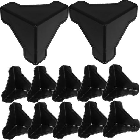 100 protège-coins pour meubles, plastique, antichoc, pour tables (1/5)